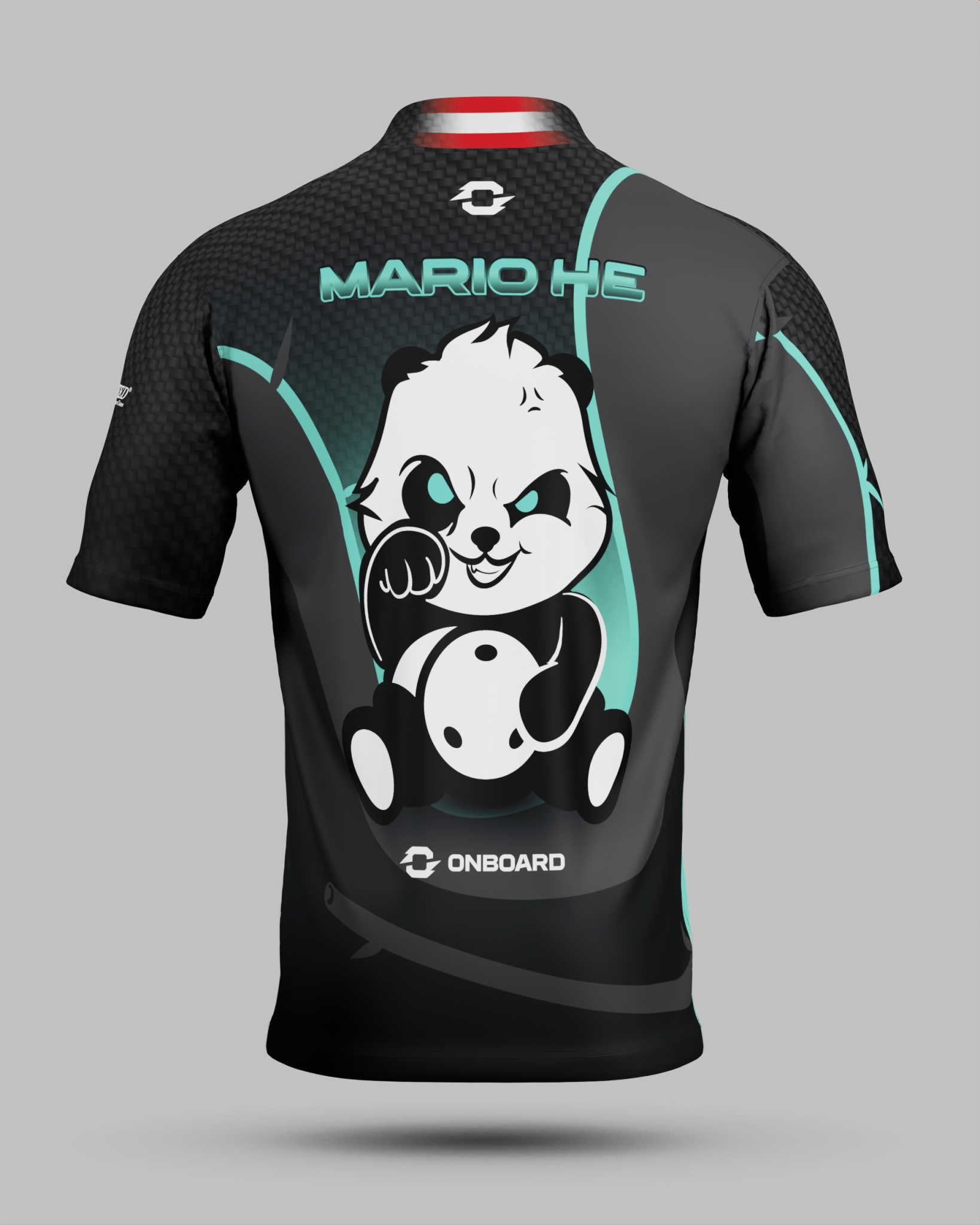 Mario 'Panda' He Jersey Turquoise - Onboard Sportswear