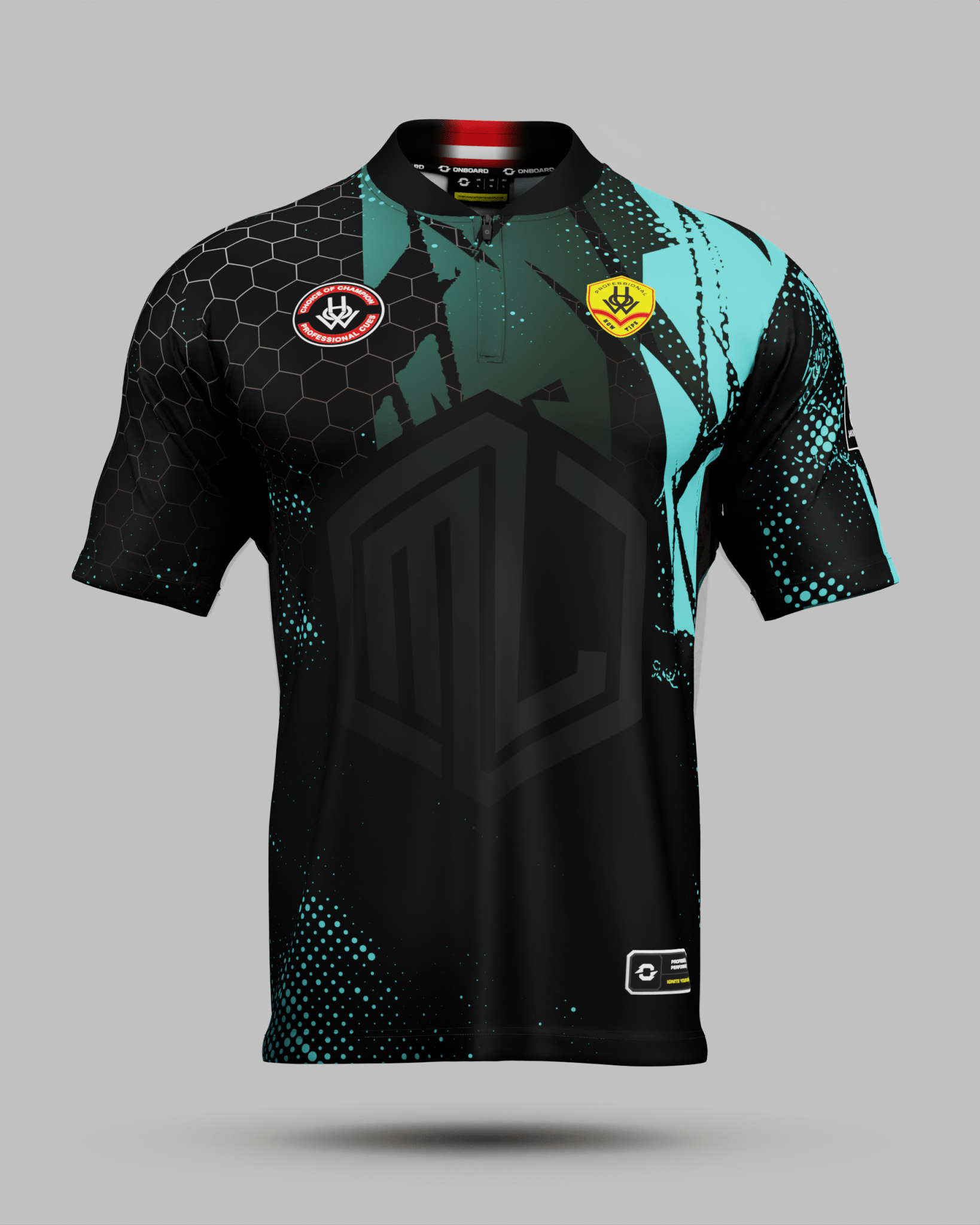 Mad Max Lechner Spark Jersey Turquoise - Onboard Sportswear