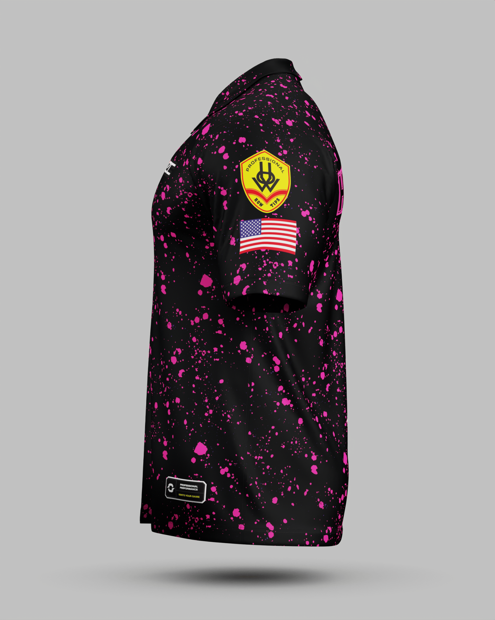 Sam "RYNO" Henderson Black / Pink Polo Jersey - Onboard Sportswear
