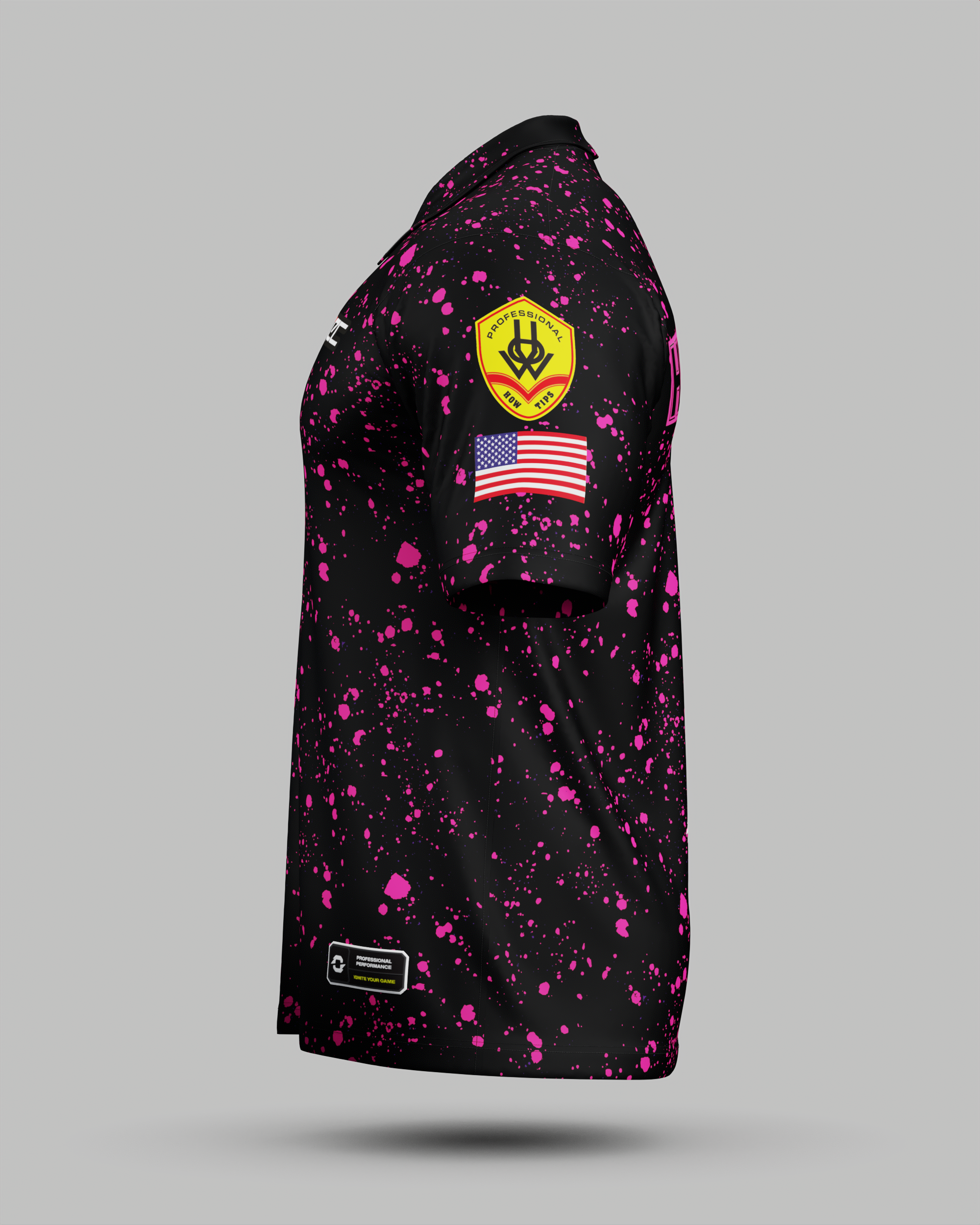 Sam "RYNO" Henderson Black / Pink Polo Jersey