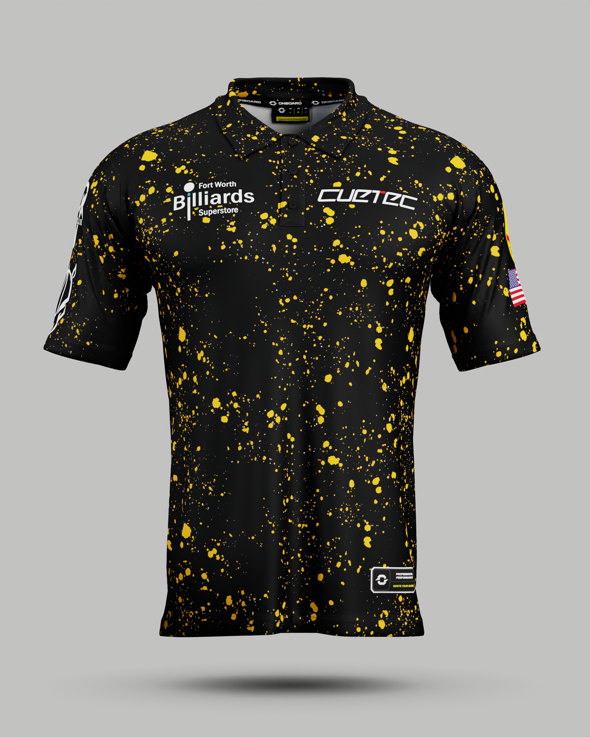 Sam "RYNO" Henderson Black / Yellow Polo Jersey