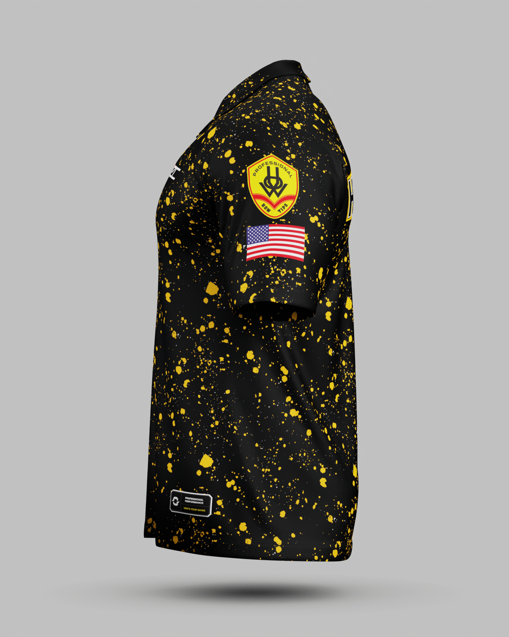 Sam "RYNO" Henderson Black / Yellow Polo Jersey - Onboard Sportswear