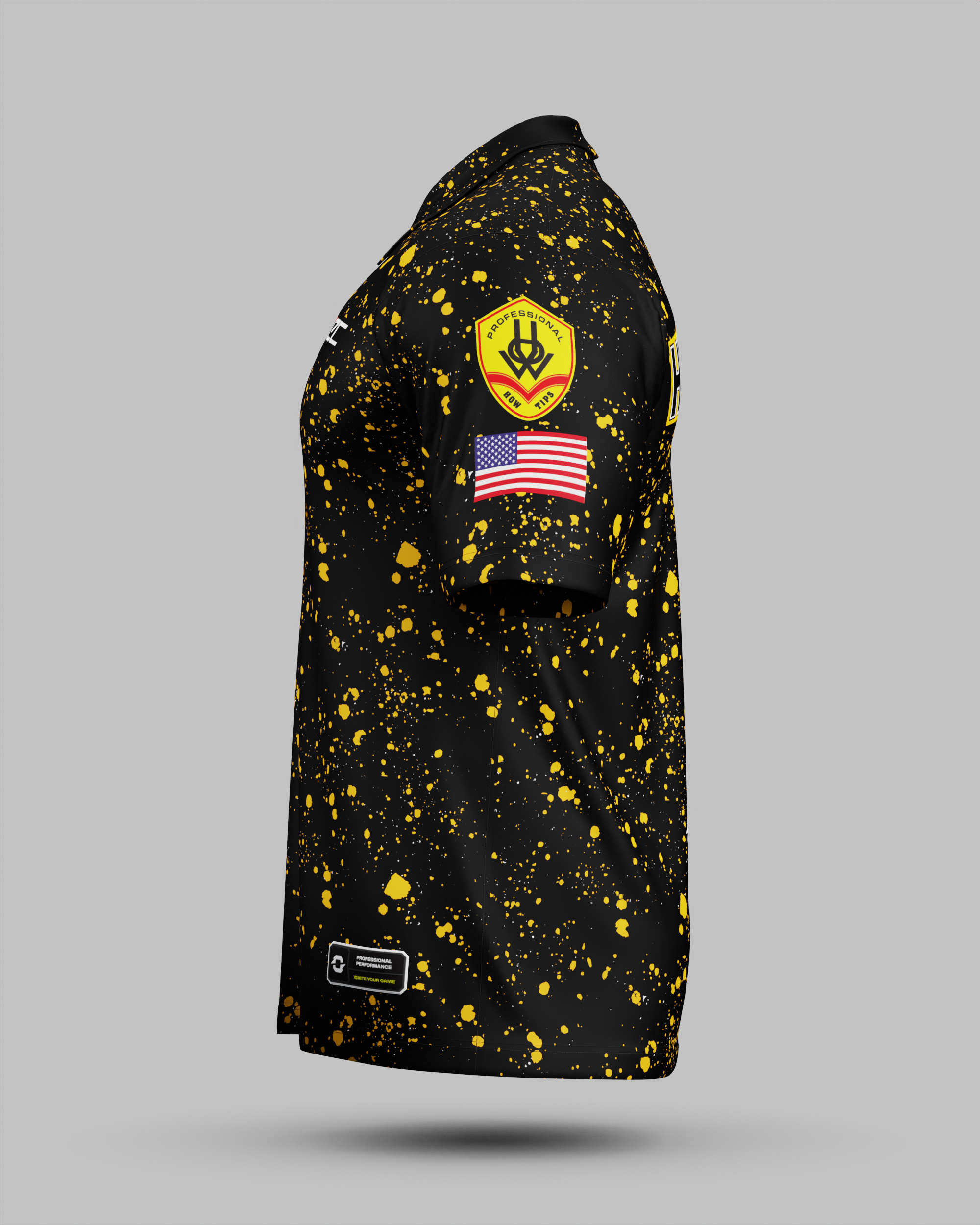 Sam "RYNO" Henderson Black / Yellow Polo Jersey