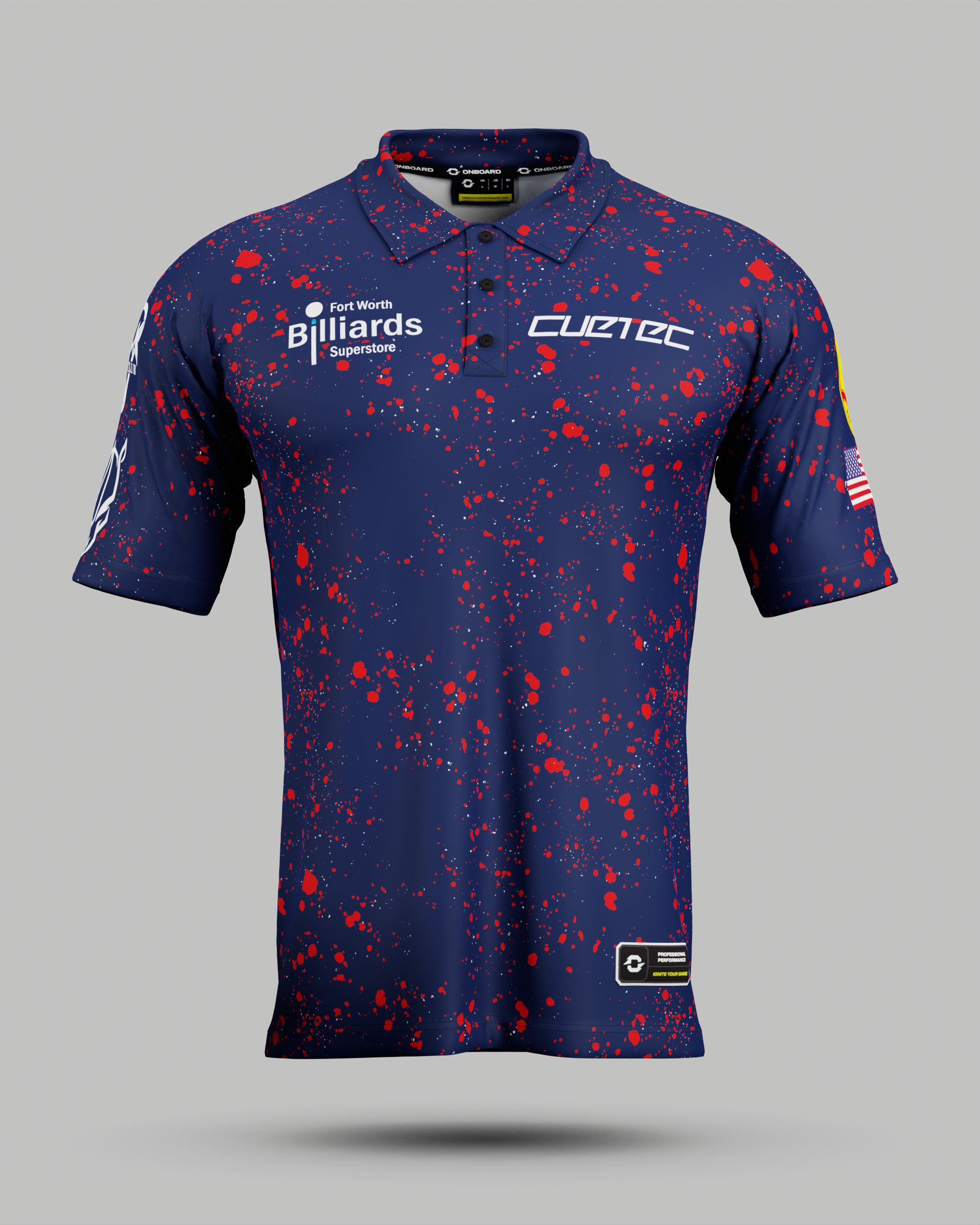 Sam "RYNO" Henderson Navy / Red Polo Jersey