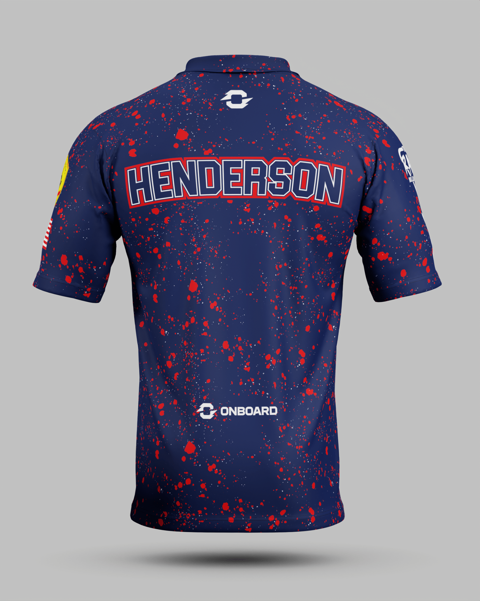 Sam "RYNO" Henderson Navy / Red Polo Jersey - Onboard Sportswear