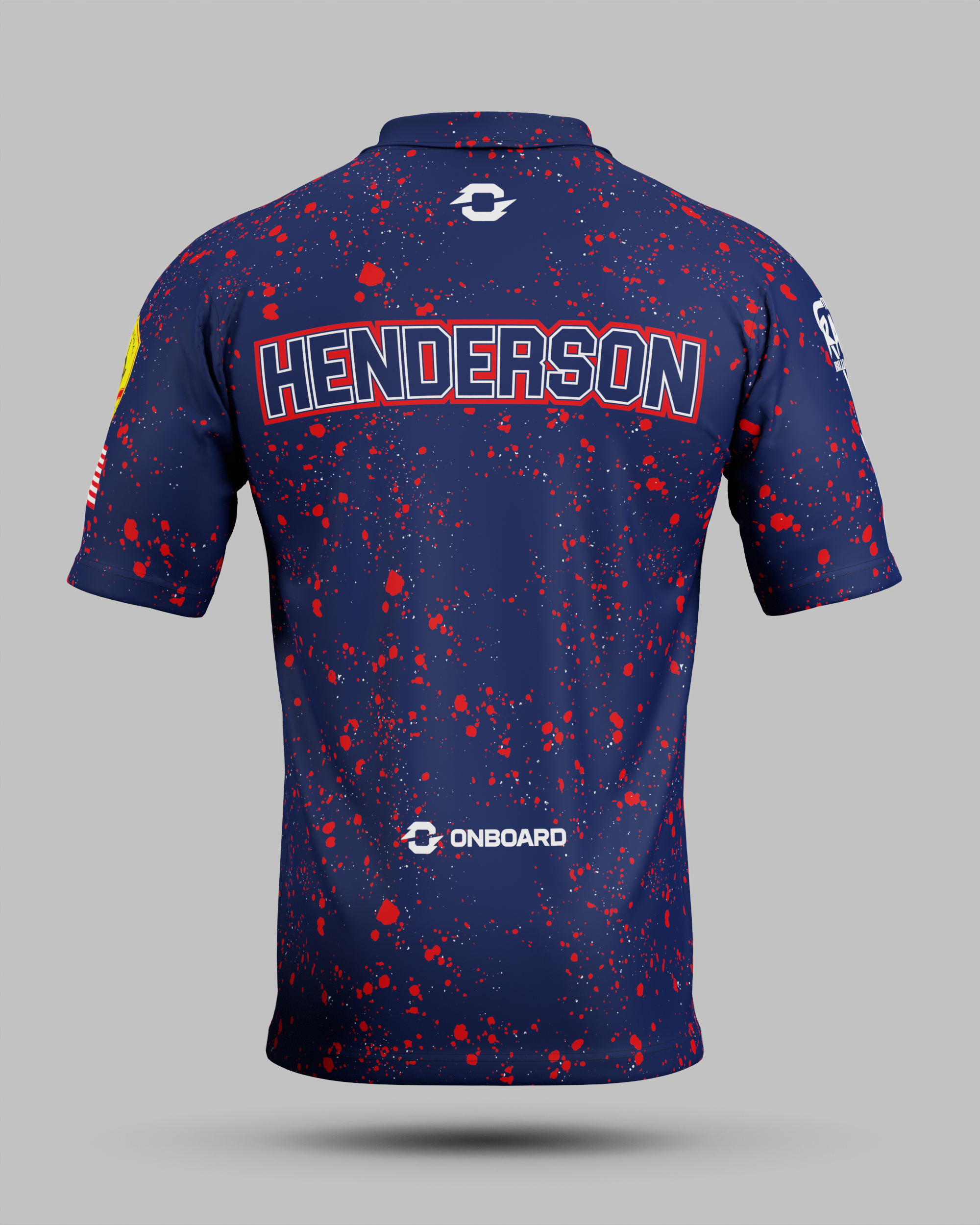 Sam "RYNO" Henderson Navy / Red Polo Jersey