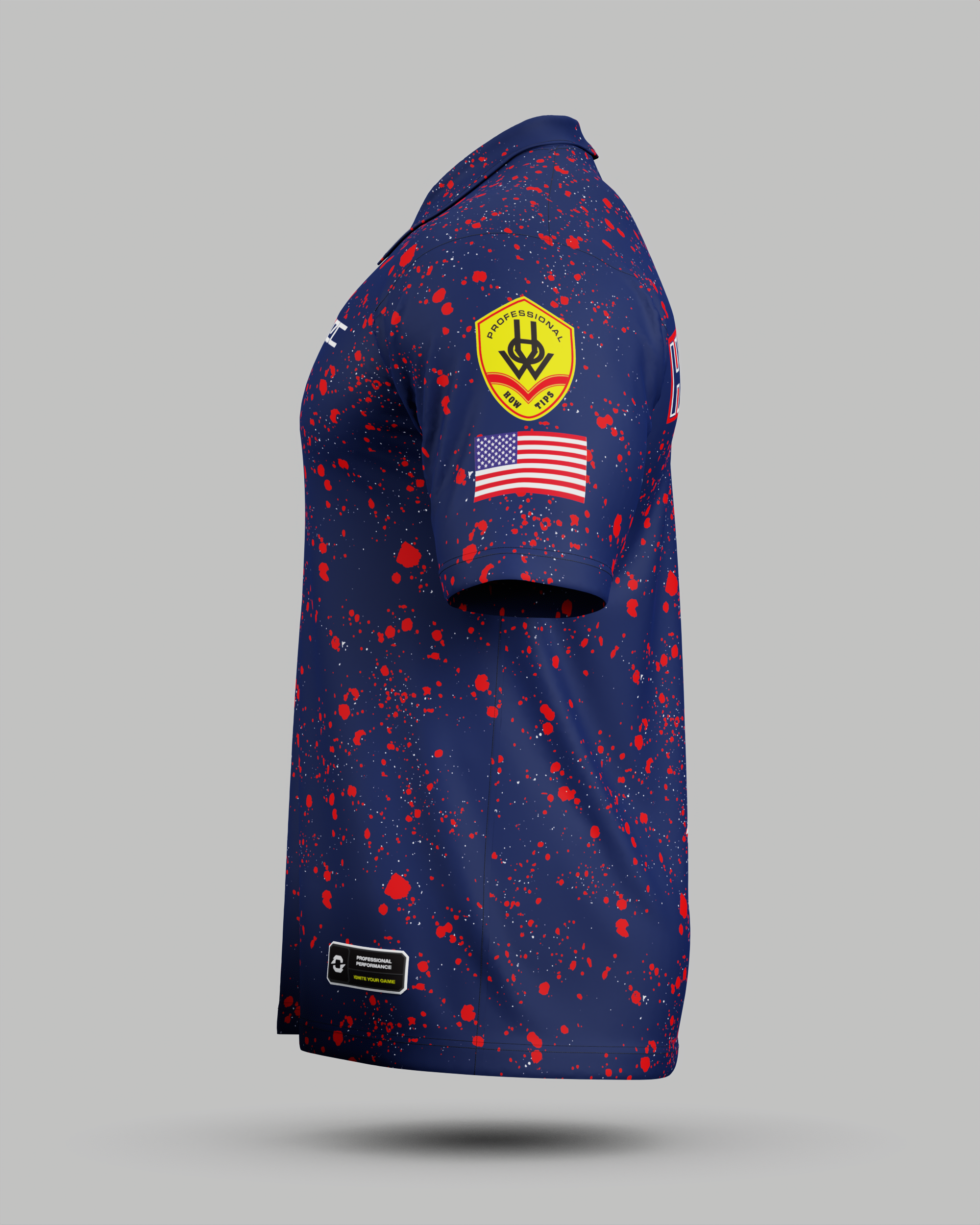 Sam "RYNO" Henderson Navy / Red Polo Jersey
