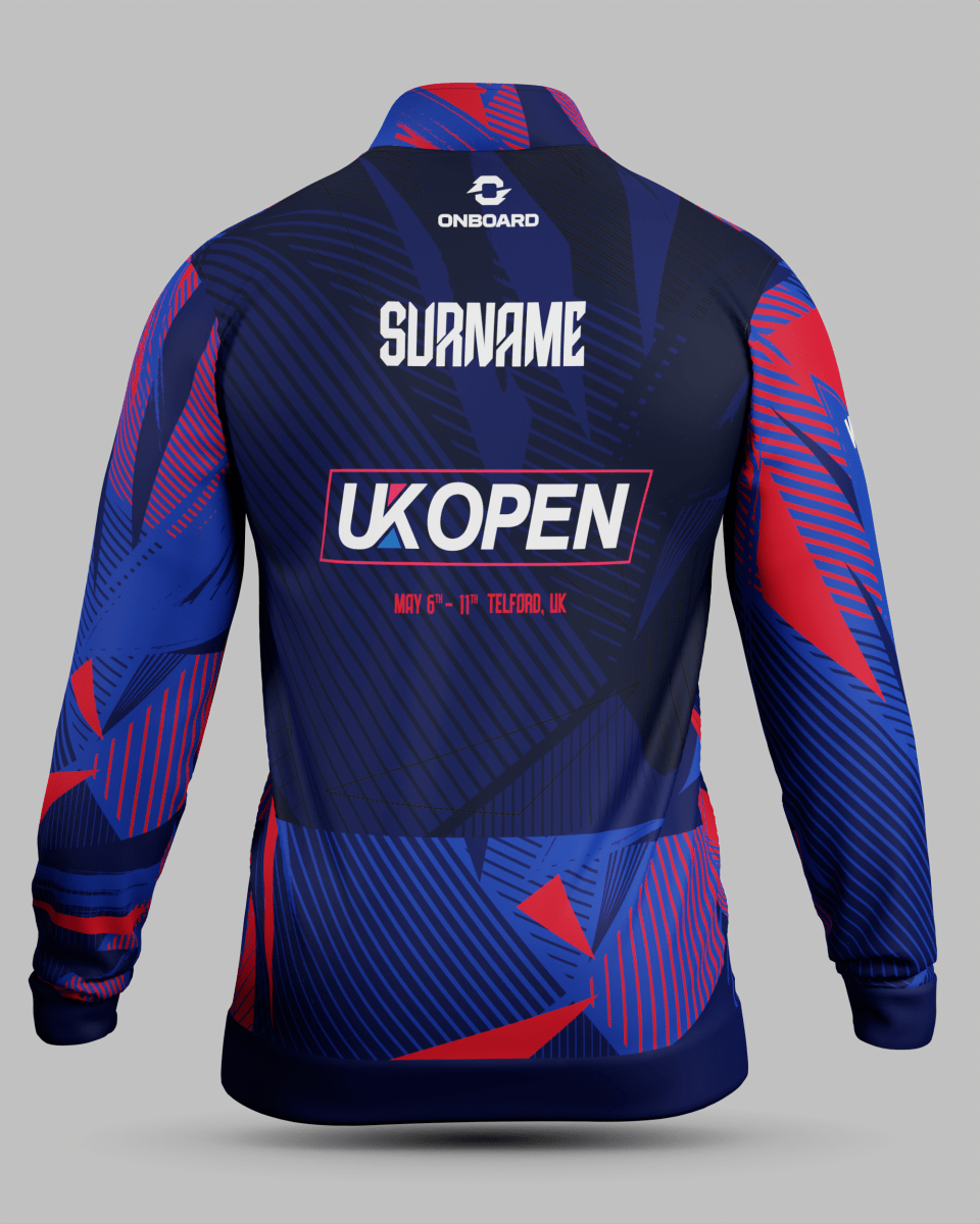 2025 Official UK Open Training Jacket Navy - Onboard Sportswear