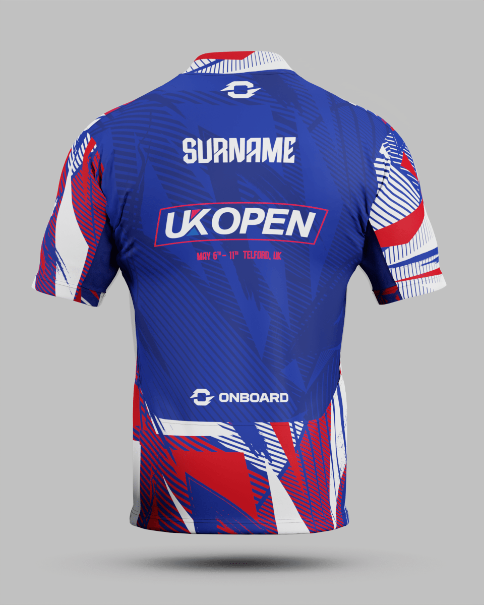 2025 Official UK Open Spark Jersey White - Onboard Sportswear