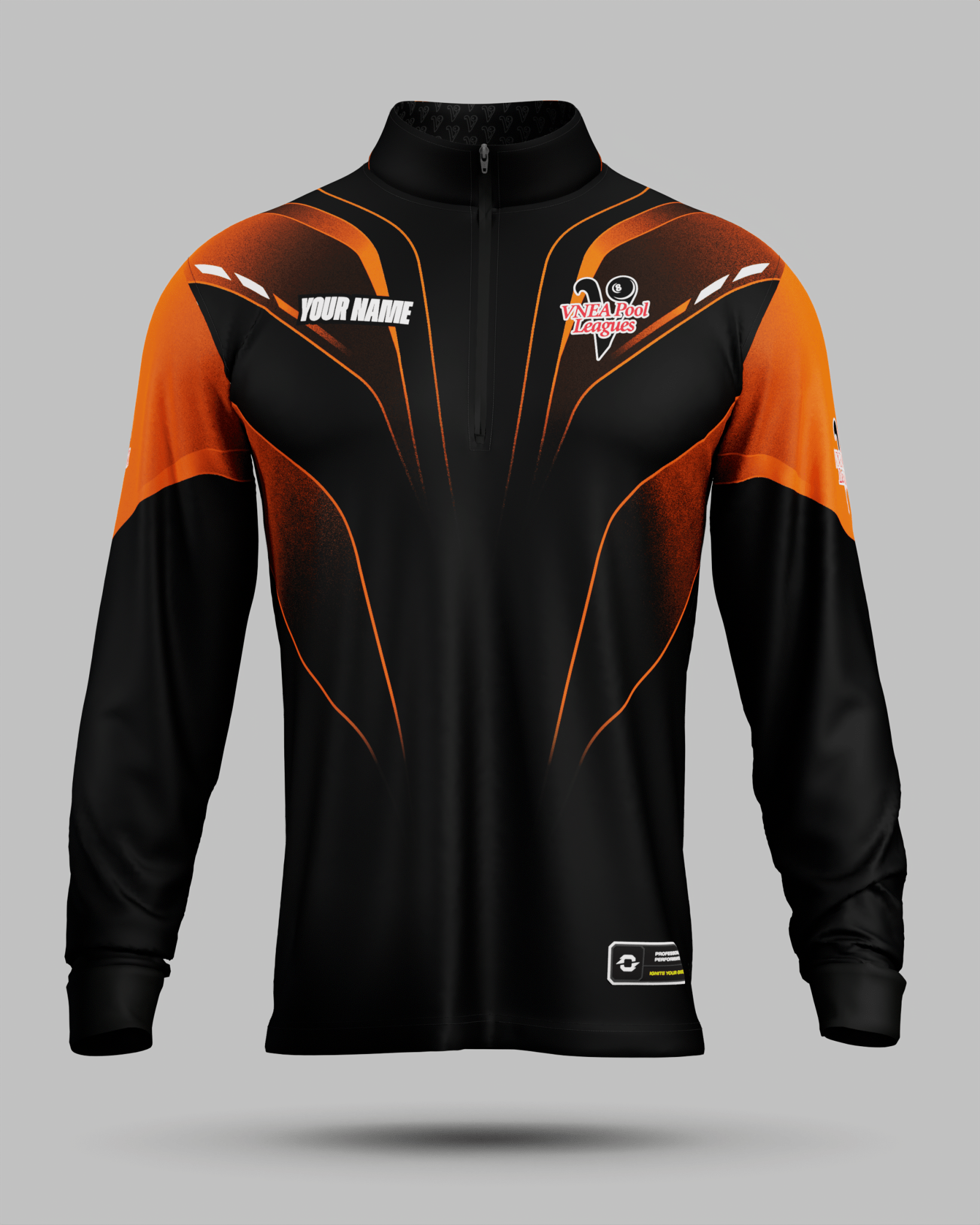VNEA Storm 1/2 Zip Midlayer Orange - Onboard Sportswear