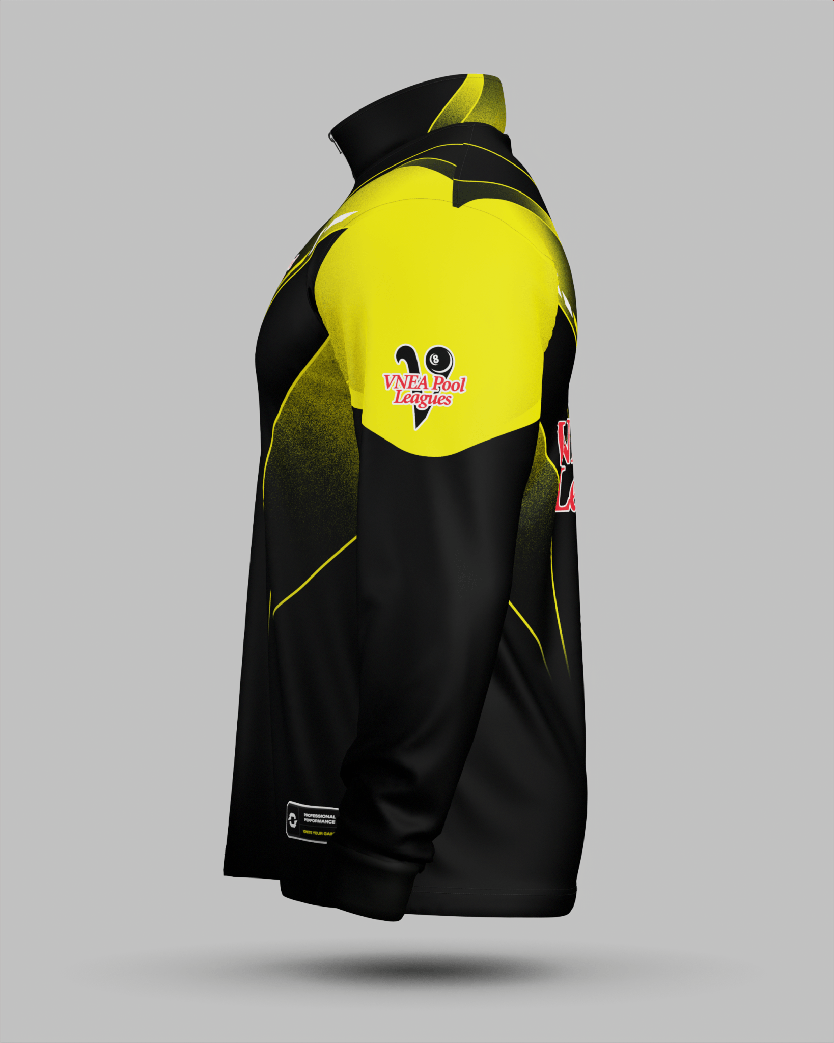VNEA Storm 1/2 Zip Midlayer Yellow - Onboard Sportswear
